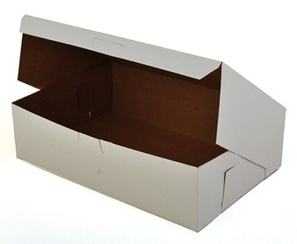 Cake Box White 11x7.25x3